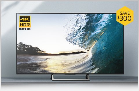 SAVE $300 | X850E 4K HDR1 Ultra HD TV