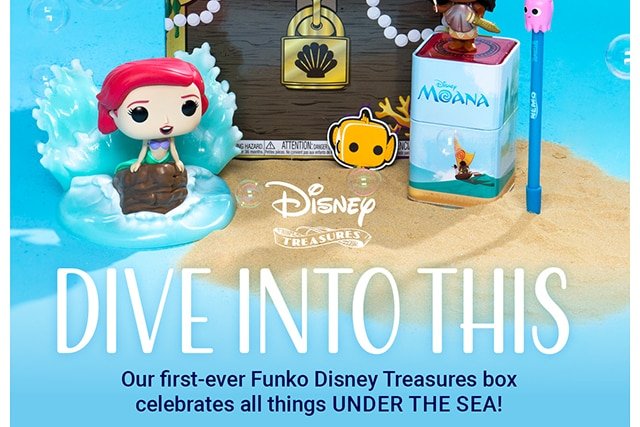 Dive Into This Our First Ever Fiunko Disney Treasure Box Celebrates all things Under the Sea