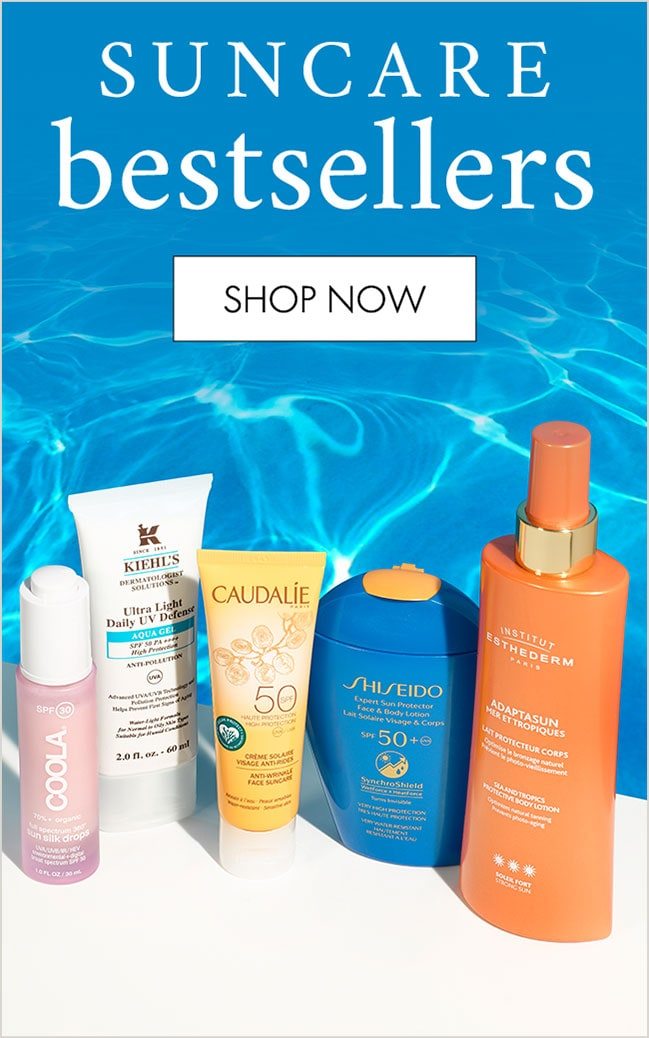 SUNCARE BESTSELLERS SHOP NOW