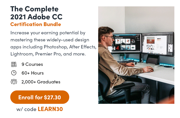 The Complete 2021 Adobe CC Certification Bunde