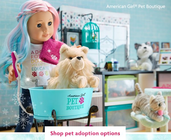 American Girl® Pet Boutique - Shop pet adoption options