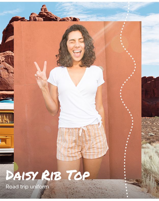 Shop Women's Daisy Rib Top