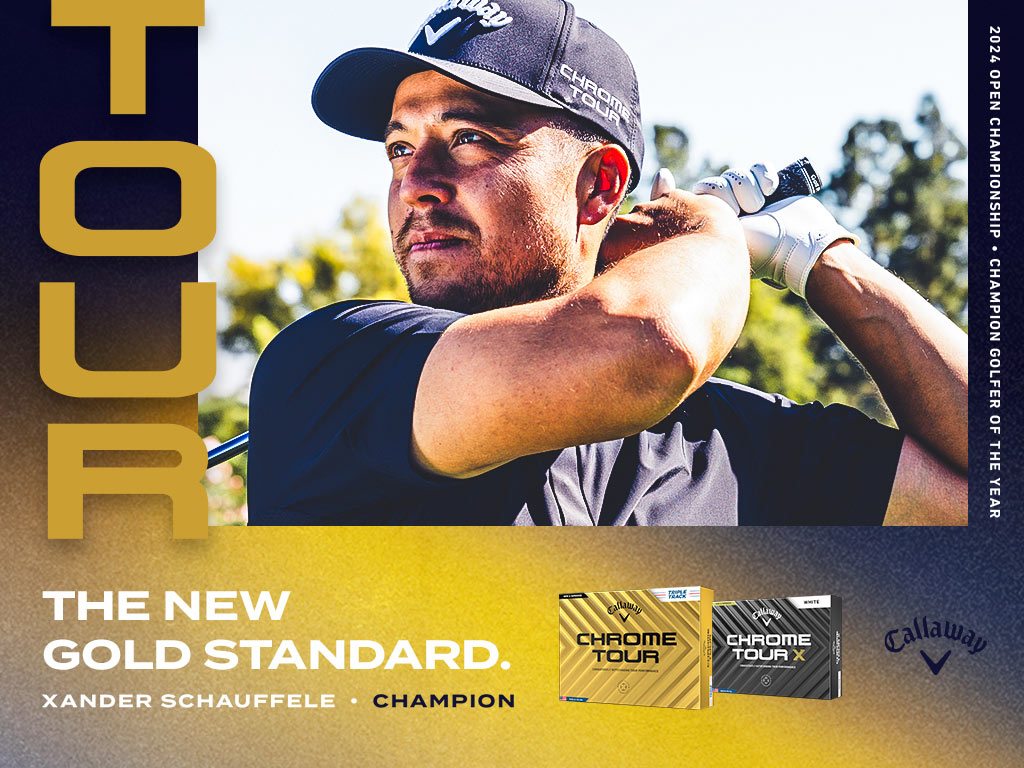 Xander Schauffele, 2024 Open Champion, Champion Golfer of The Year | Chrome Tour | The New Gold Standard