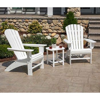 Portside 3-Piece Shellback Adirondack Set