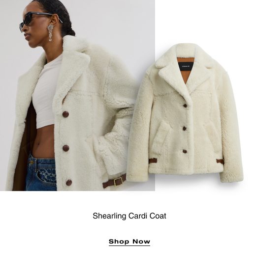 Shearling Cardi Coat SHOP NOW