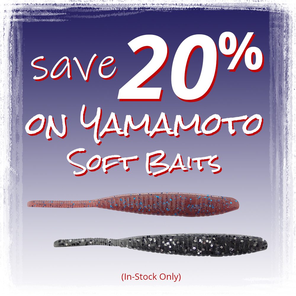 Save 20% on Yamamoto Soft Baits