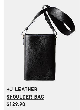 PLUS J LEATHER SHOULDER BAG