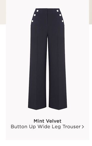 Shop Mint Velvet Wide Leg Trouser