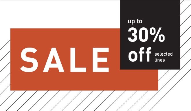 Shop up to 30% off