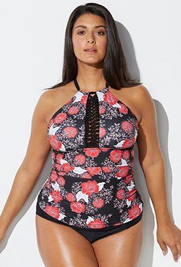 Seoul Macrame High Neck Tankini