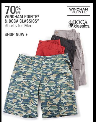 Shop 70% Off Windham Pointe & Boca Classics Shorts for Men