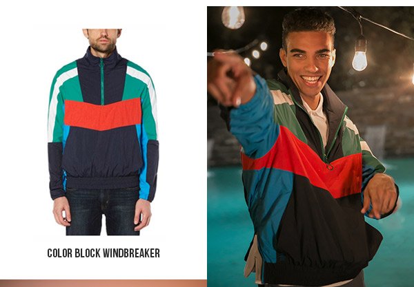 COLOR BLOCK WINDBREAKER