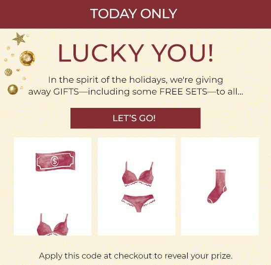 Today only - Lucky You
