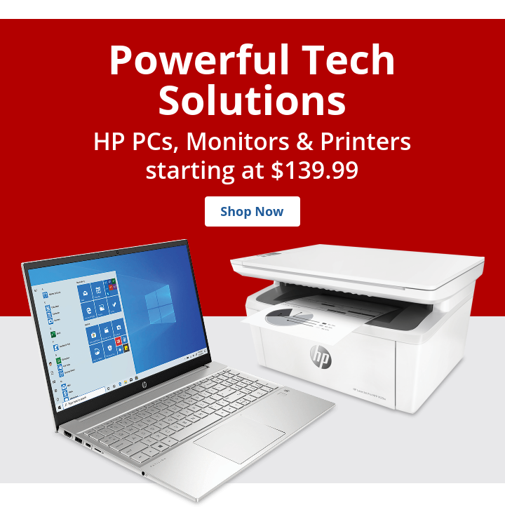 HP technology solutions PCs Monitors & printers