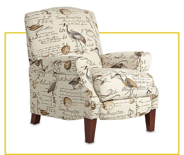 Birdsong Upholstered Fabric 3-Way Recliner Chair