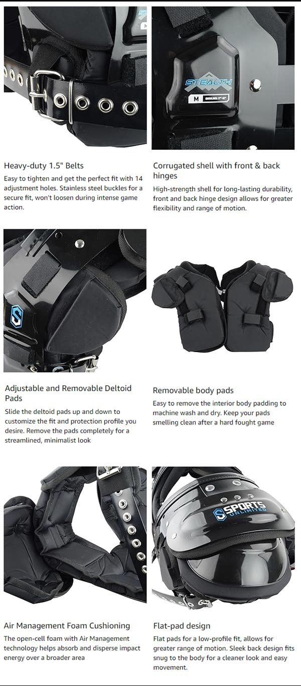 Stealth Shoulder Pad Features and Benefits