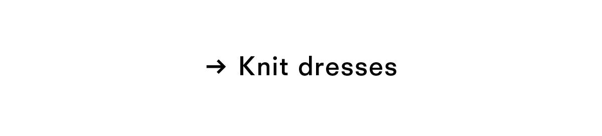 Knit dresses