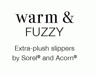 WARM & FUZZY - Extra-plush slippers by Sorel® and Acorn®