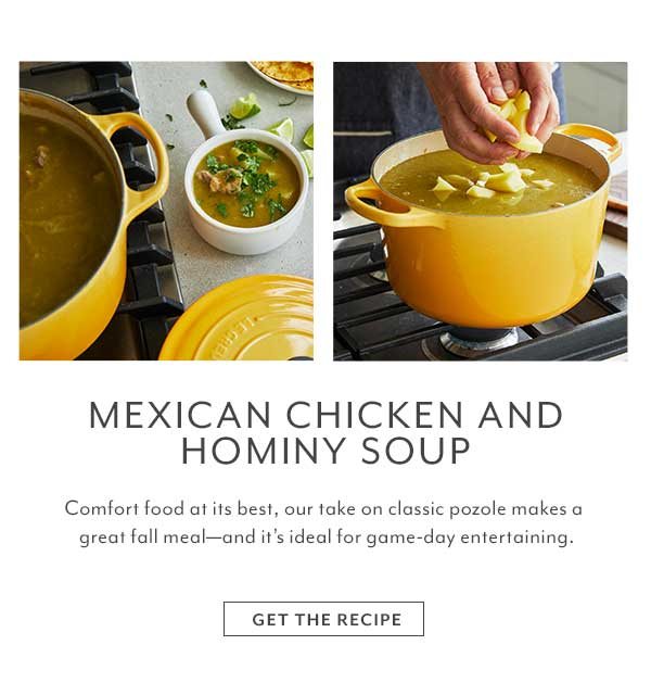 Mexican Chicken and Hominy Soup