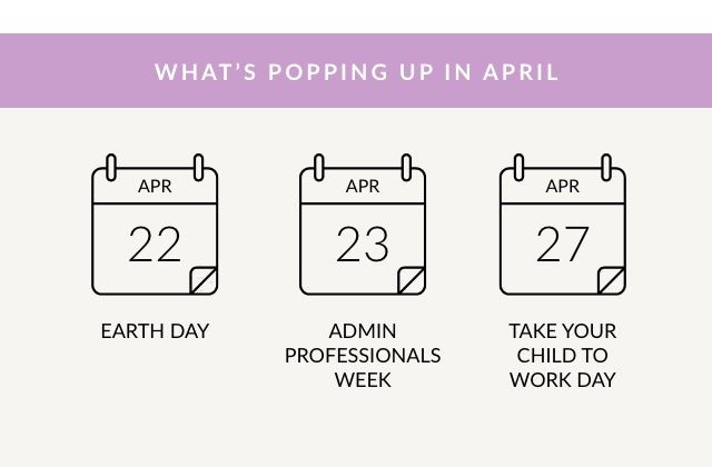 What's Popping Up In April