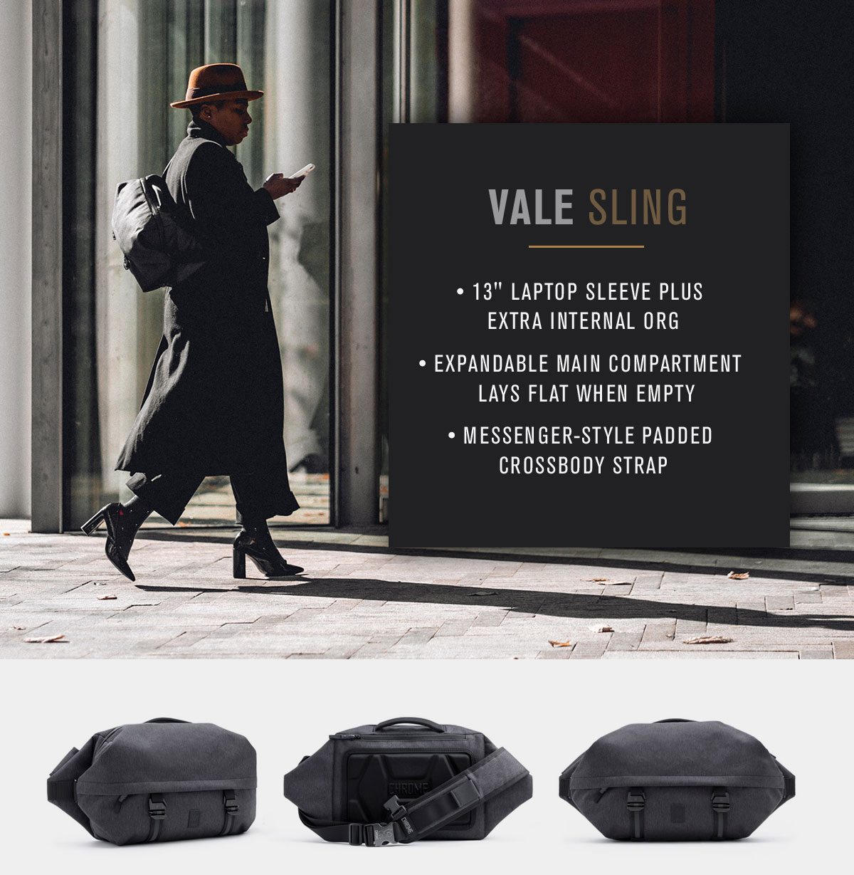 chrome vale sling