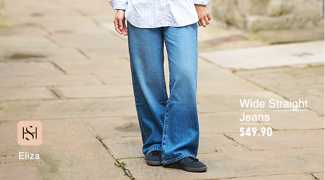 PDP6 - WOMEN WIDE STRAIGHT JEANS