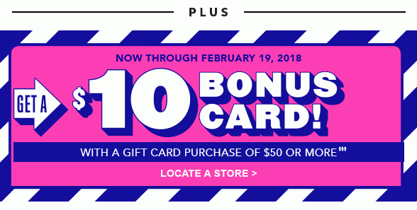 Post-Holiday Bonus Event Gift Card 