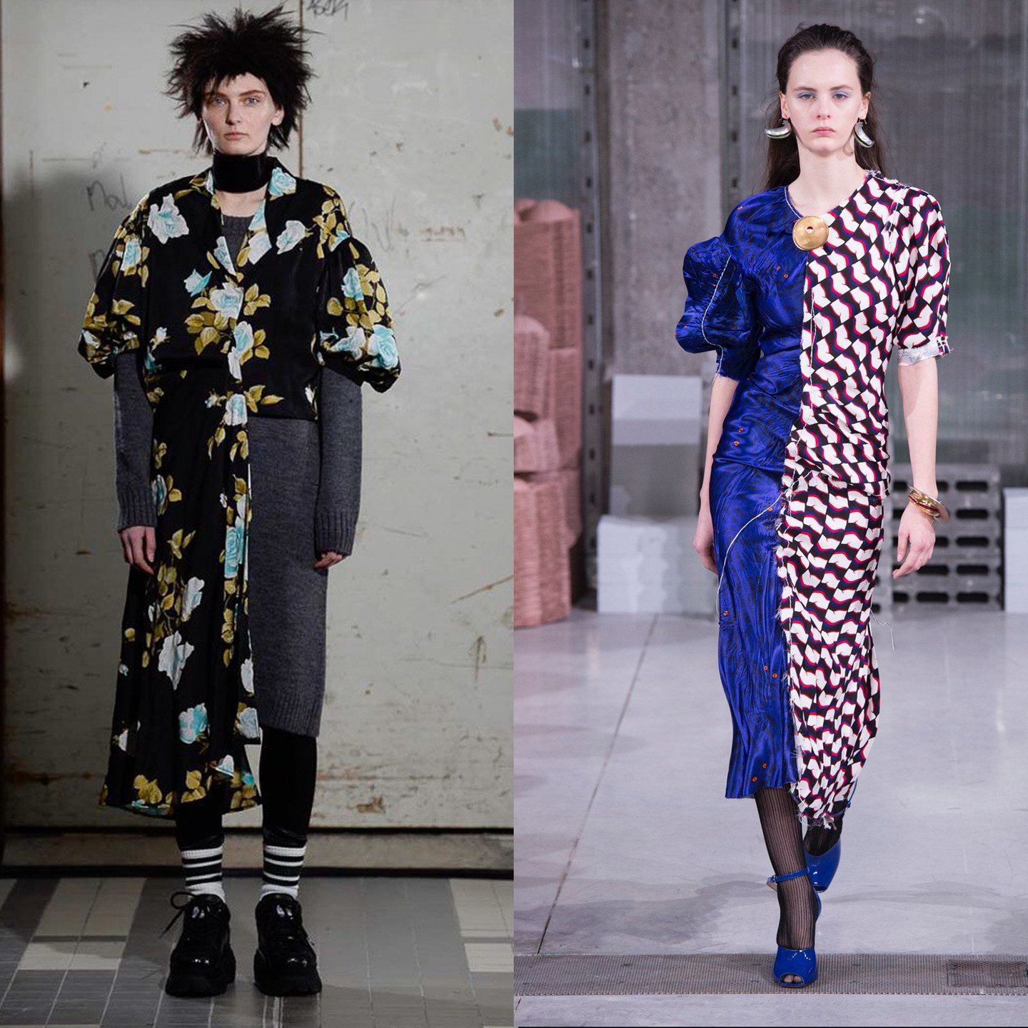 Junya Watanabe Fall 2018; Marni Fall 2018