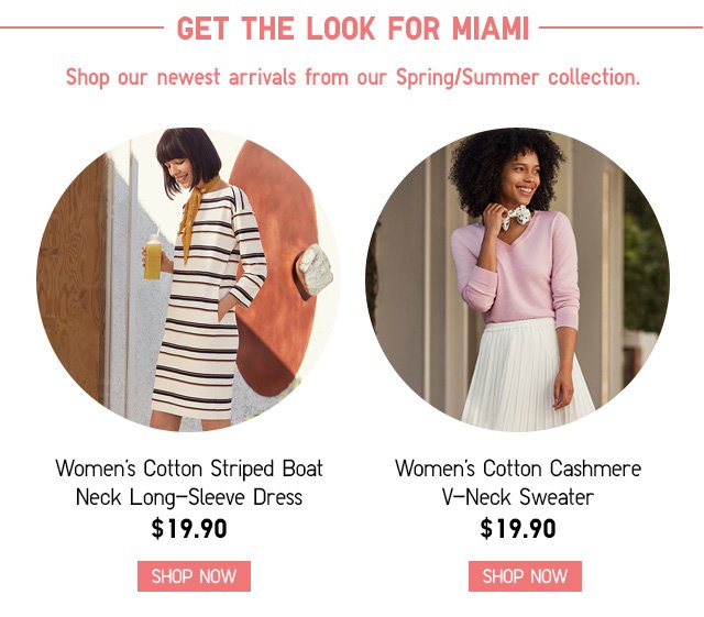 GET THE LOOK FOR MIAMI - SHOP WOMENS NEW ARRIVALS