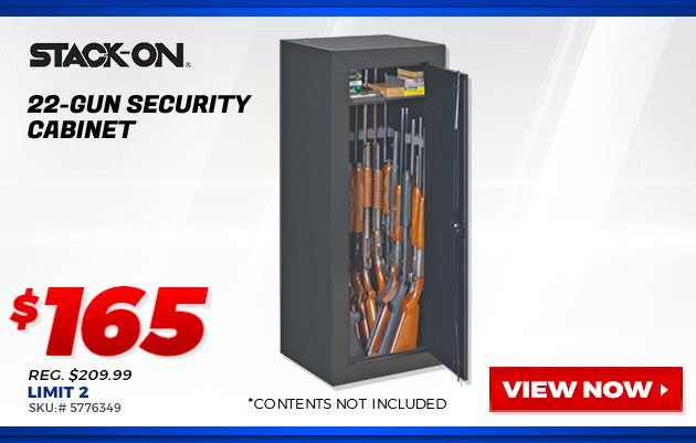 Stack-On 22-Gun Security Cabinet