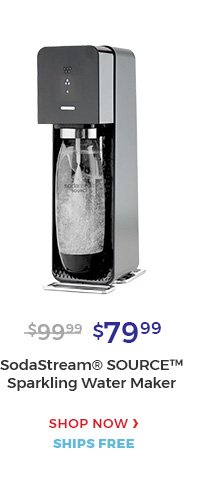 $79.99 SodaStream(R) source(TM) sparkling Water Maker shop now ships free