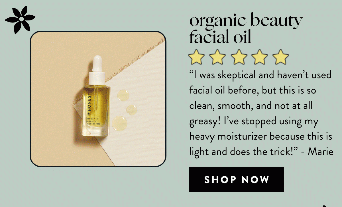 Organic Beauty Facial Oil | Shop Now