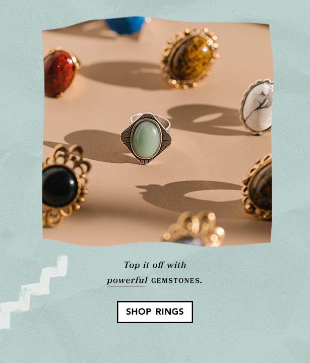 Shop new vintage-inspired rings.