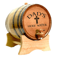 Dad's Holy Water 2 Liter Oak Barrel