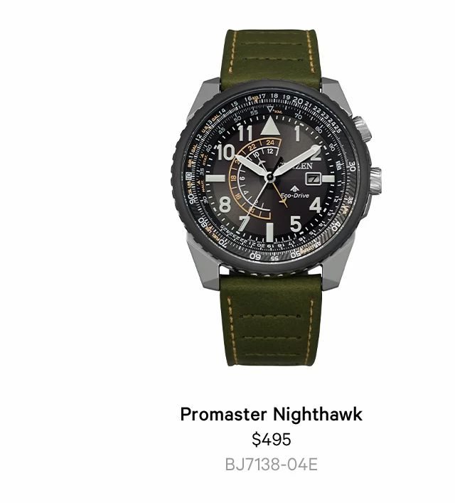 Promaster Nighthawk $495 - BJ7138-04E