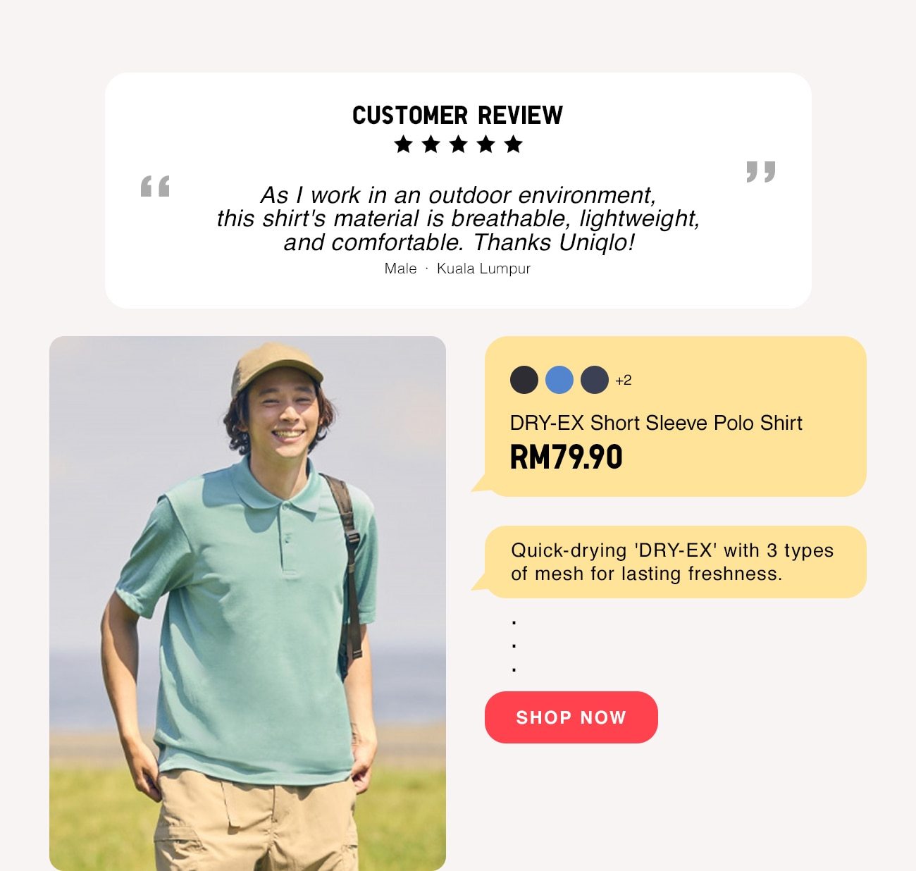 DRY-EX Short Sleeve Polo Shirt