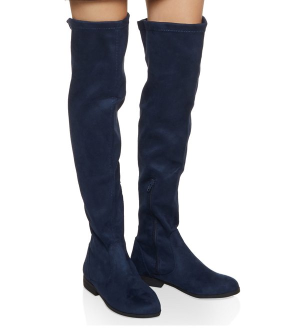 Side Zip Over the Knee Boots