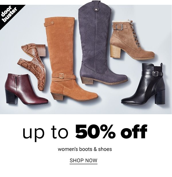 Up to 50% Off Women's Boots & Shoes - Shop Now