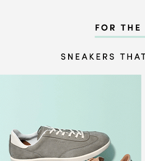 FOR THE GETAWAY | SNEAKERS THAT TRAVEL LIGHT