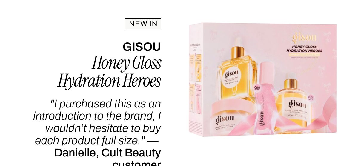 GISOU HONEY GLOSS HYDRATION HEROES