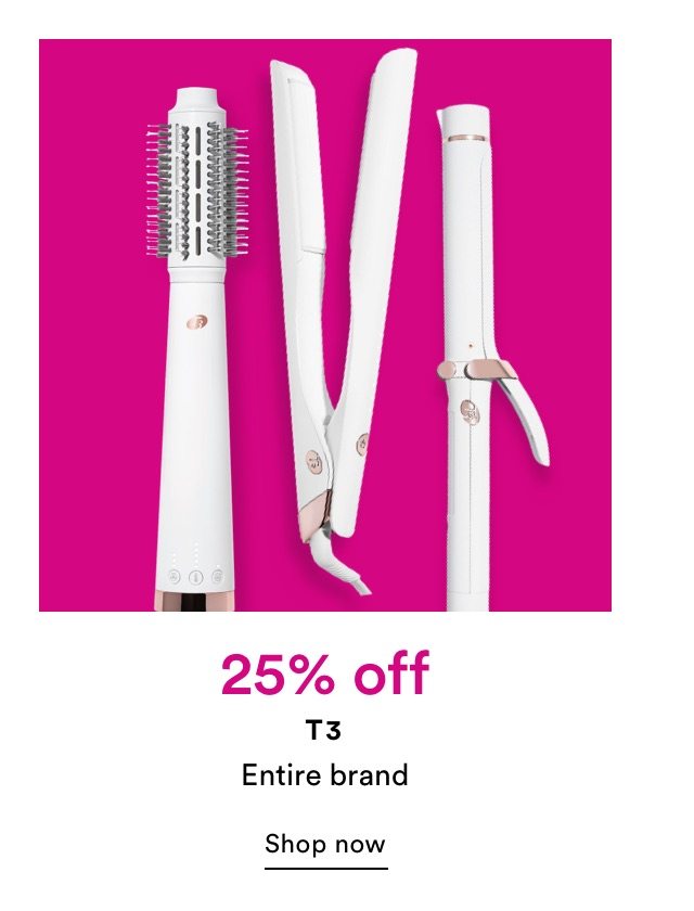 25% off T3