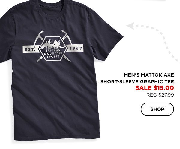 Men's Mattok Axe Short-Sleeve Graphic Tee Sale $15.00 Reg $27.99 - Click to Shop