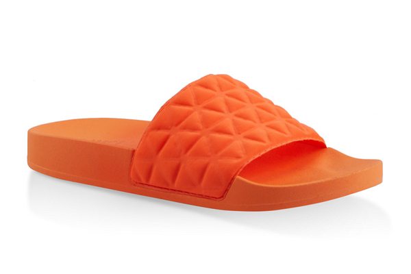 Quilted Scuba Knit Pool Slides