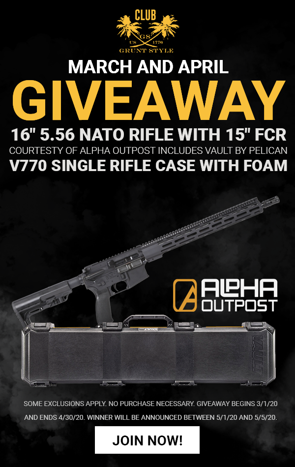 Join CGS & join the Rifle Giveaway