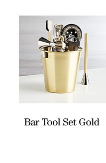 Bar Tool Set Gold