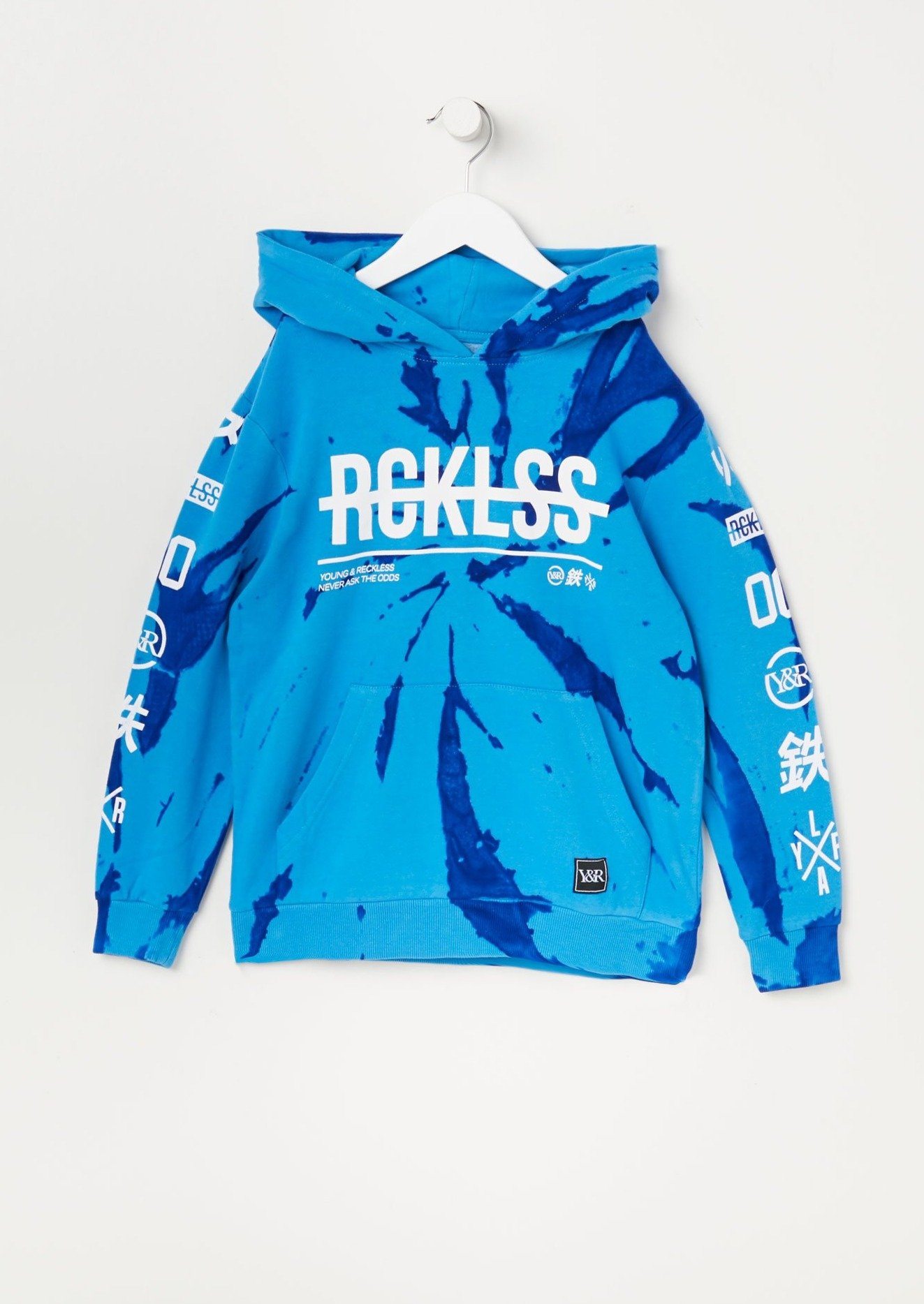 Image of Young & Reckless Youth Tie-Dye Hoodie