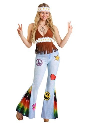 Women's Patchwork Hippie Costume
