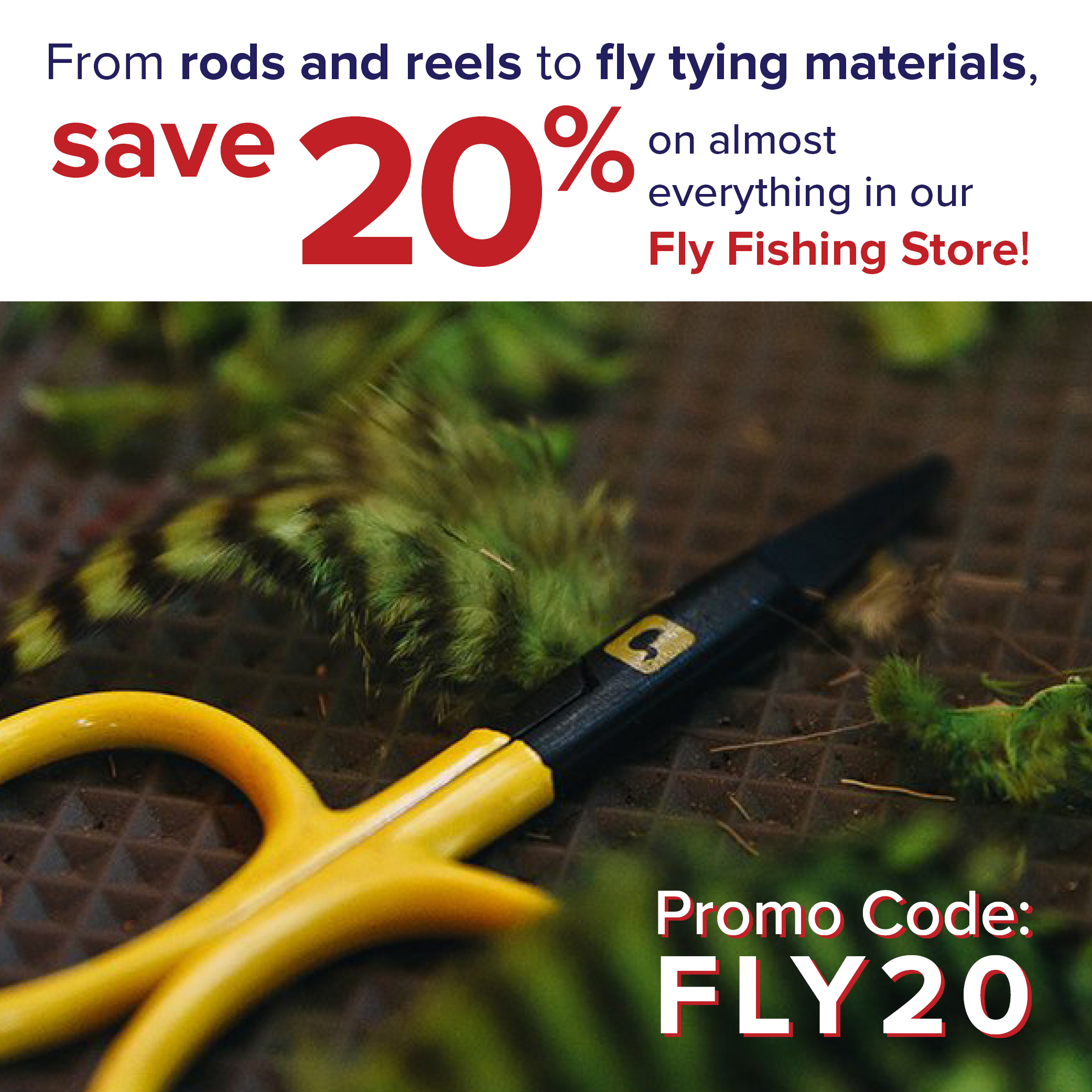 Save 20% on Fly Fishing