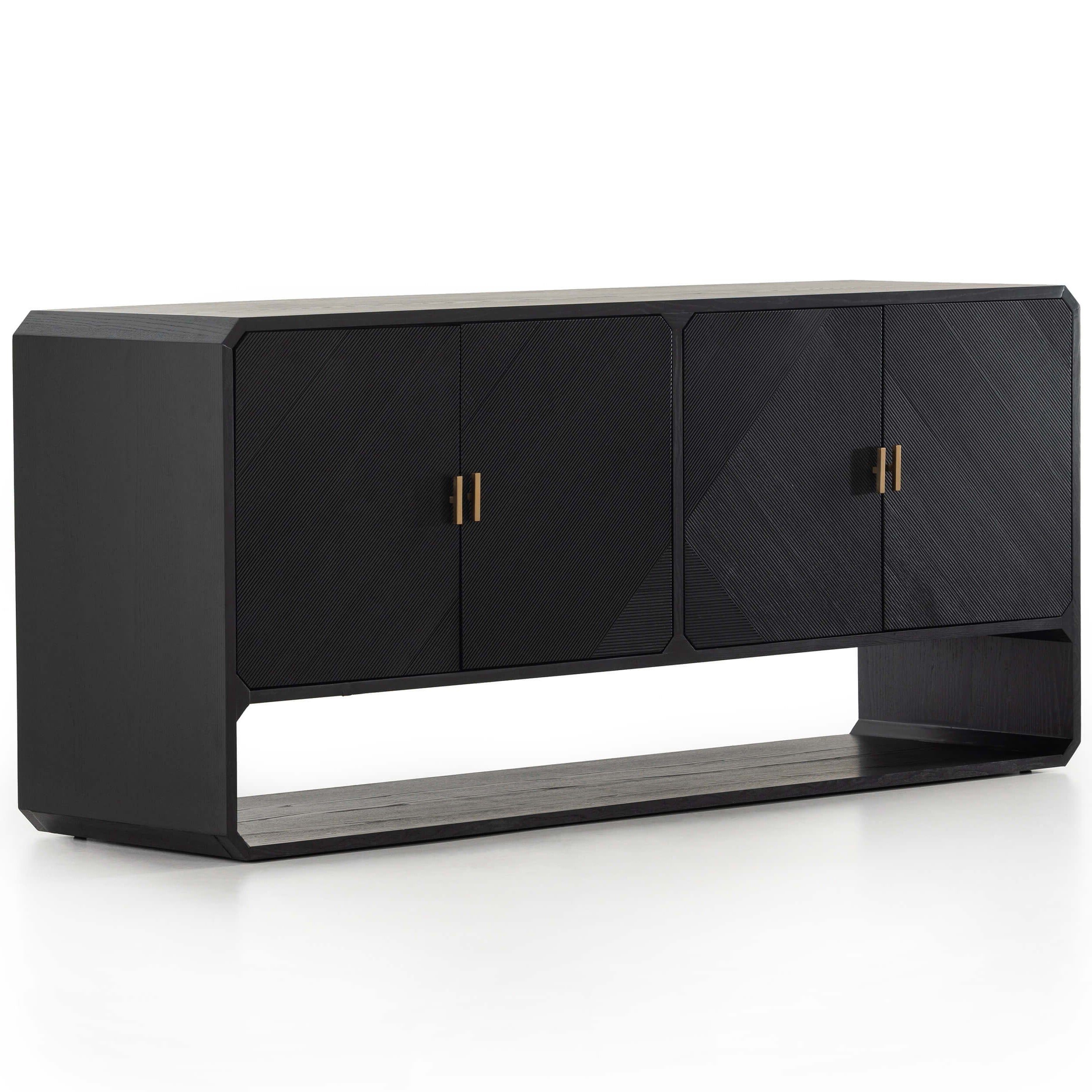 Image of Caspian Sideboard, Black Ash Veneer