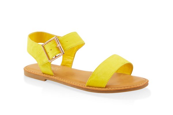 Single Buckle Ankle Strap Sandals